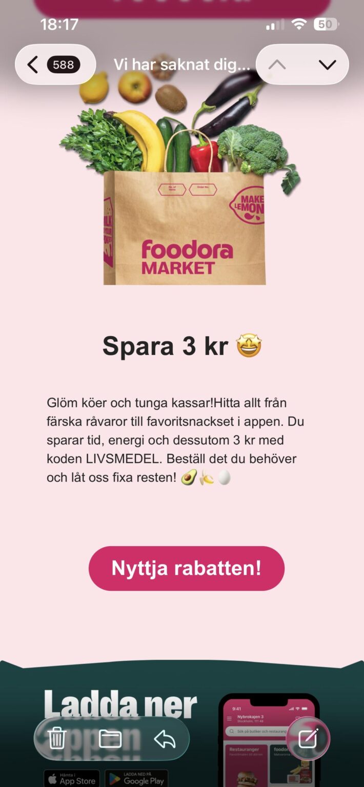 Foodora provides generous offers