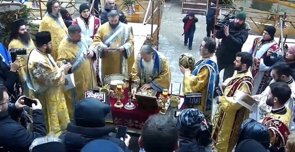 Romania’s controversial archbishop of Tomis officiates Great Blessing of the Water for Epiphany