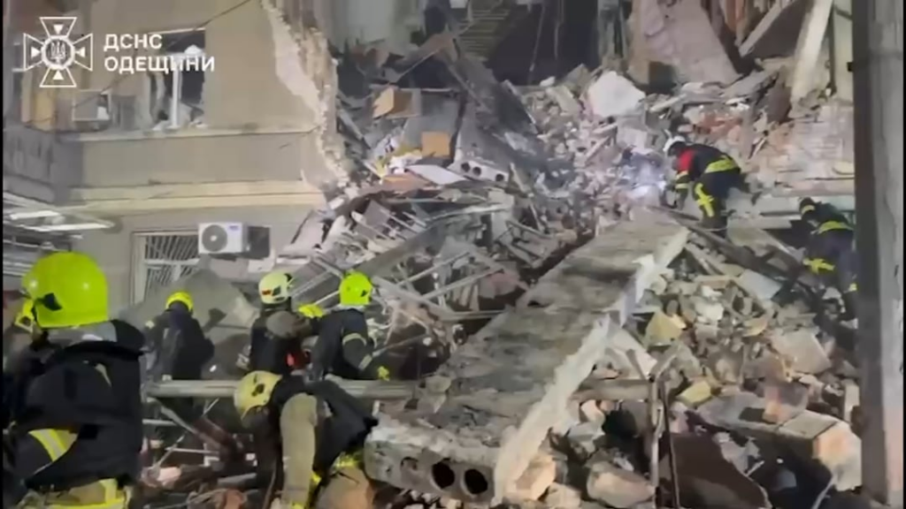 Dozens of people, including children, were injured in a Russian overnight attack targeting Ukraine’s energy and civilian infrastructure. More than 50 drones struck Odesa, damaging at least five residential buildings and an Evangelical Christian prayer house.