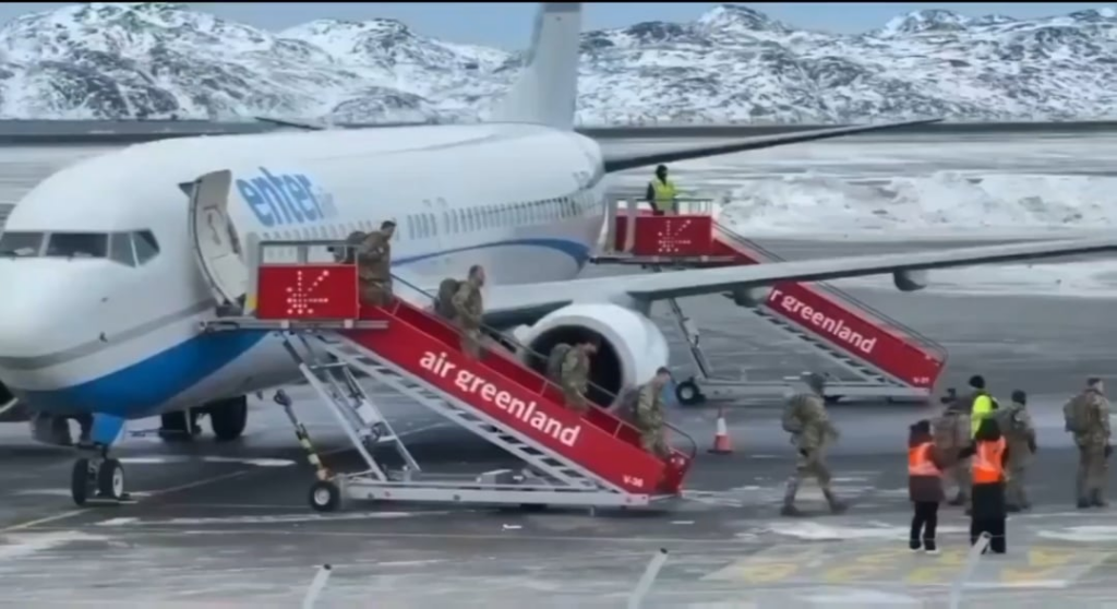 German troops arrive to Greenland by Polish charter enter air airlines