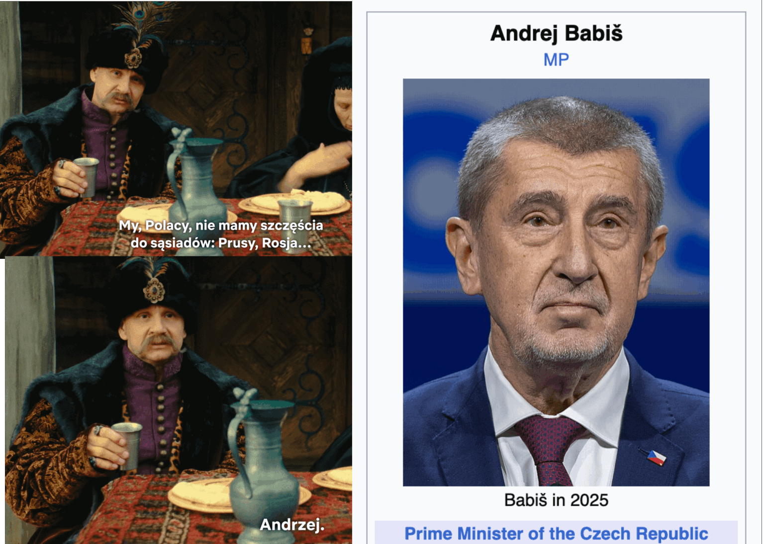 As a Czech watching 1670 I could only think of this...