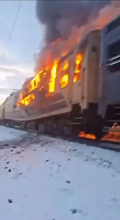 A crowded local passenger train was targeted in Ukraine by three drones, there are five dead and multiple casualities