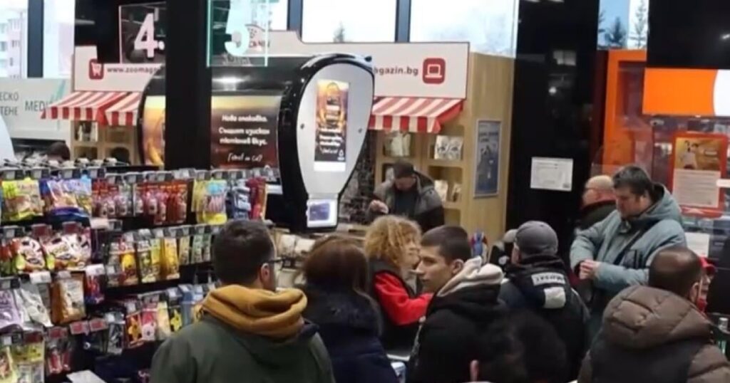 Chaos in Bulgaria after the changeover to the euro. People found themselves wanting to pay in euros but being refused by merchants