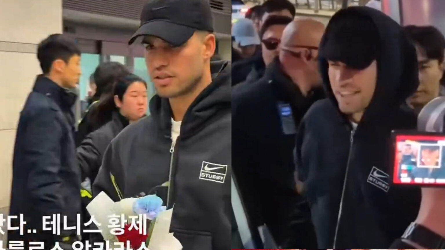 Carlos Alcaraz greeted by dozens of fans in South Korea ahead of match with Sinner – Carlos Alcaraz greeted by dozens of fans in South Korea ahead of match with Sinner -