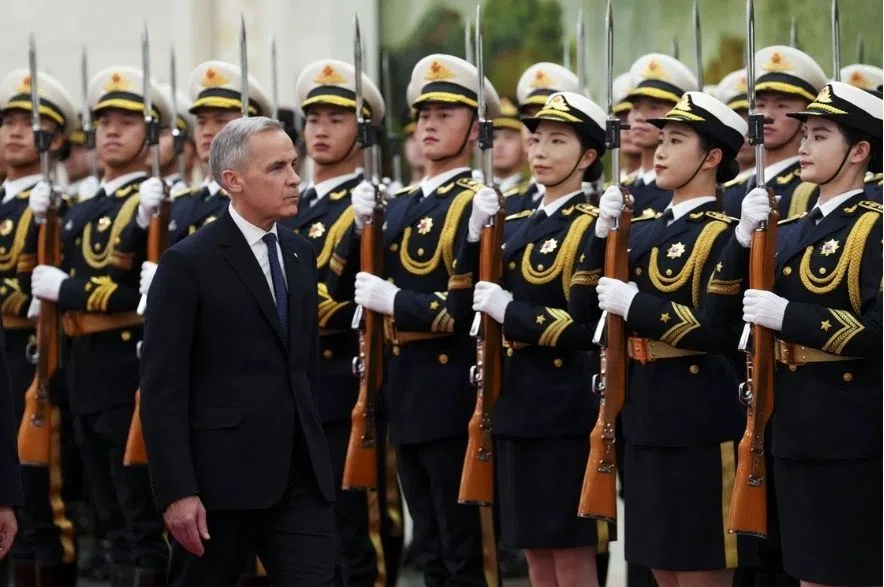 ‘Beginning of a process’: Think-tank breaks down Canada-China trade meetings Carney inspecting an honour guard