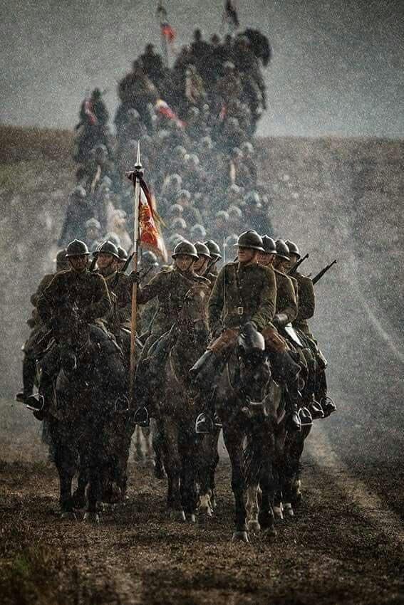 Polish cavalry from the reenactment of the Battle of Krajanka.