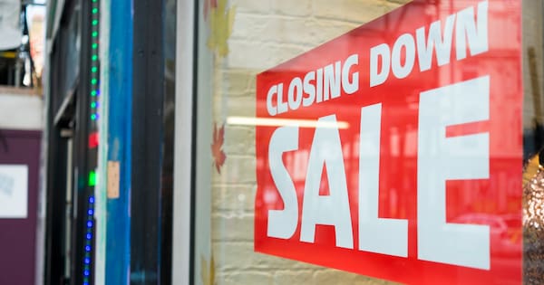 Sixty-one shops announce closure in 10 days