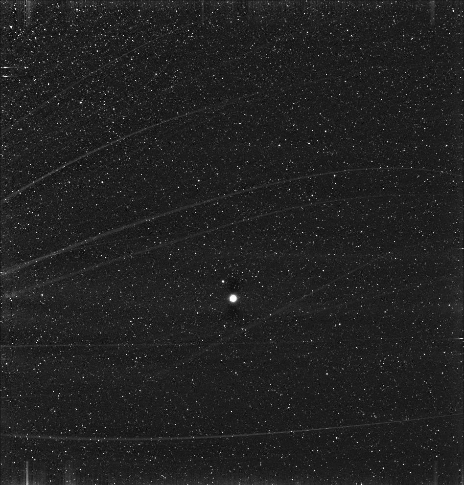 Earth as seen by NASA's Parker Solar Probe