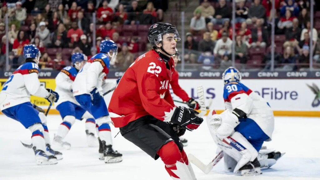 Canada defeats Slovakia, sets up showdown with Czechia at World Juniors