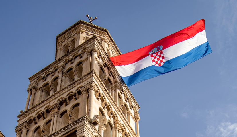 Split Croatian flag