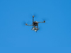 An Alta X drone carrying a custom built simulated Unmanned Aircraft Systems environment payload (Image source:  NASA/Brandon Torres Navarette; edited)