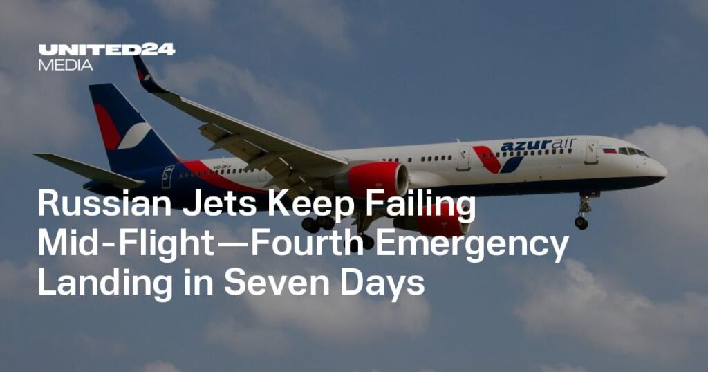 Russian Jets Keep Failing Mid-Flight—Fourth Emergency Landing in Seven Days
