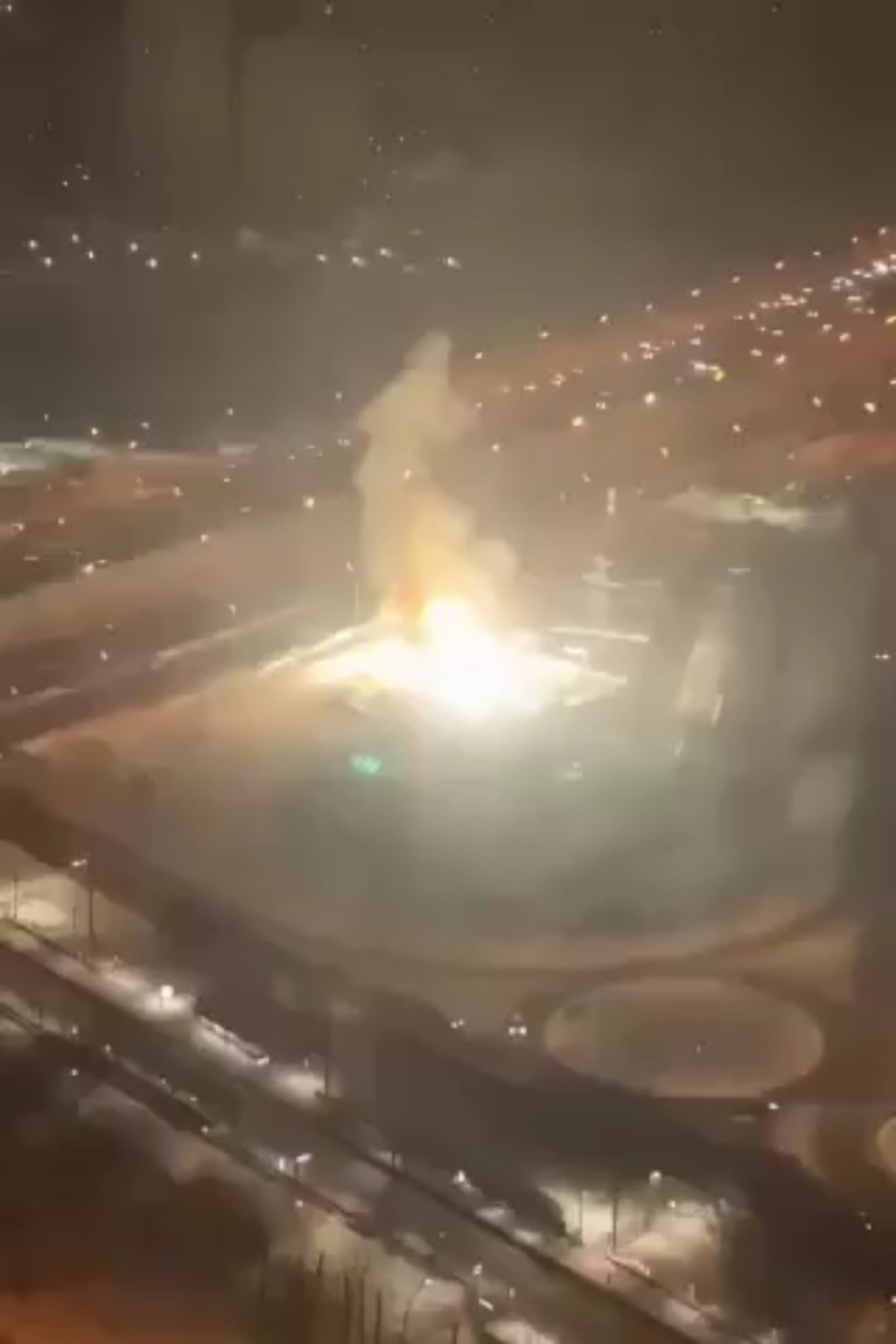 Local substation in Moscow's Tushino caught fire for unknown reasons