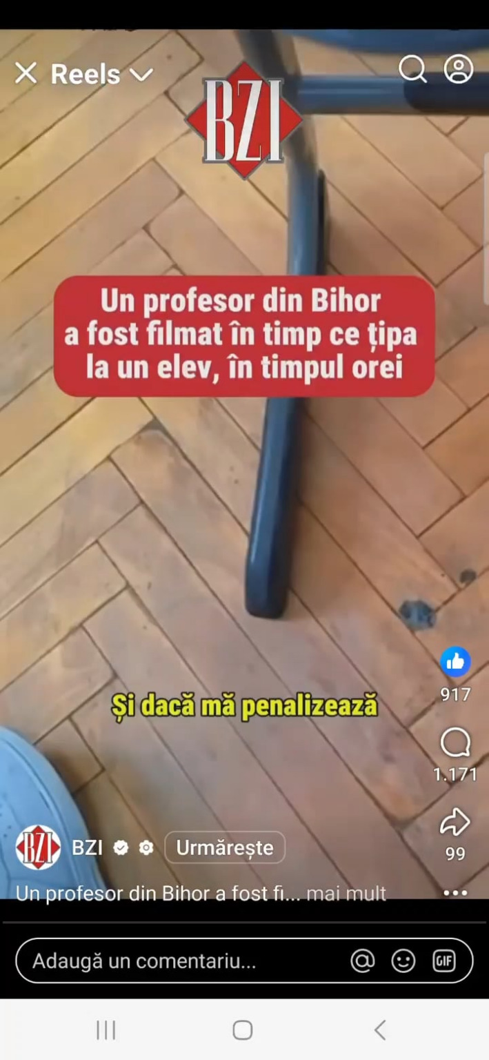 The stage where many teachers from Romania are brought...
