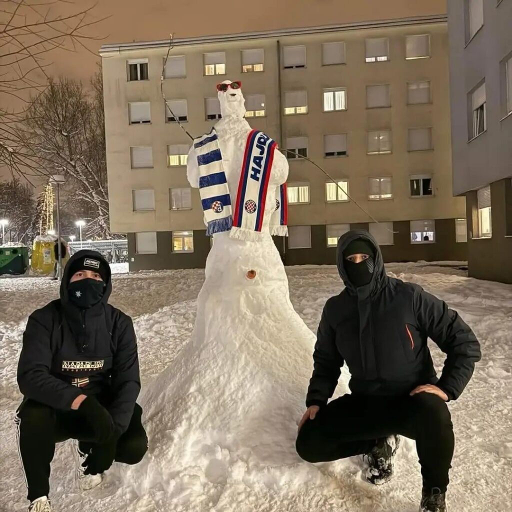 Student snowman