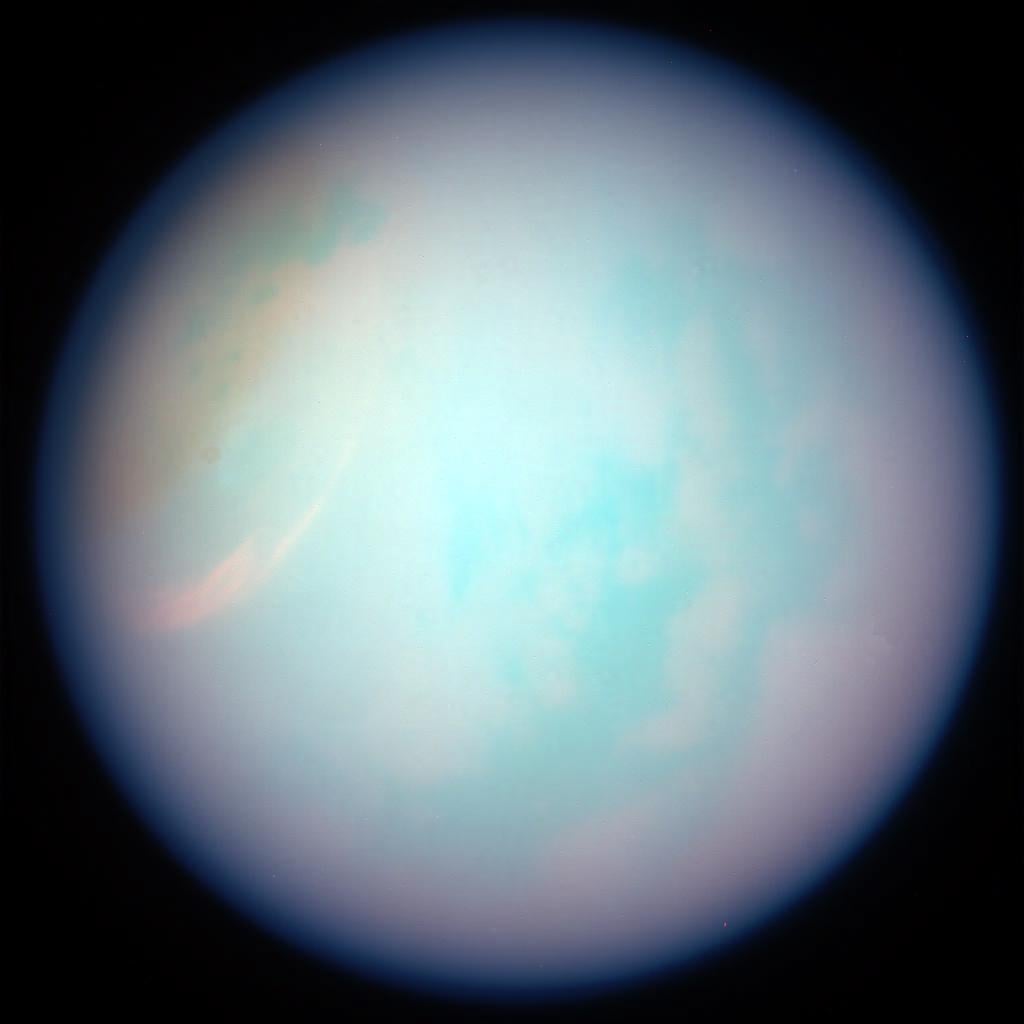 Methane clouds on Titan
