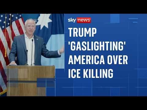 Minnesota governor says Trump is 'asking you not to believe what you saw' after ICE killing