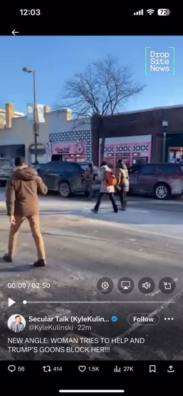 ICE murder - Video from another angle