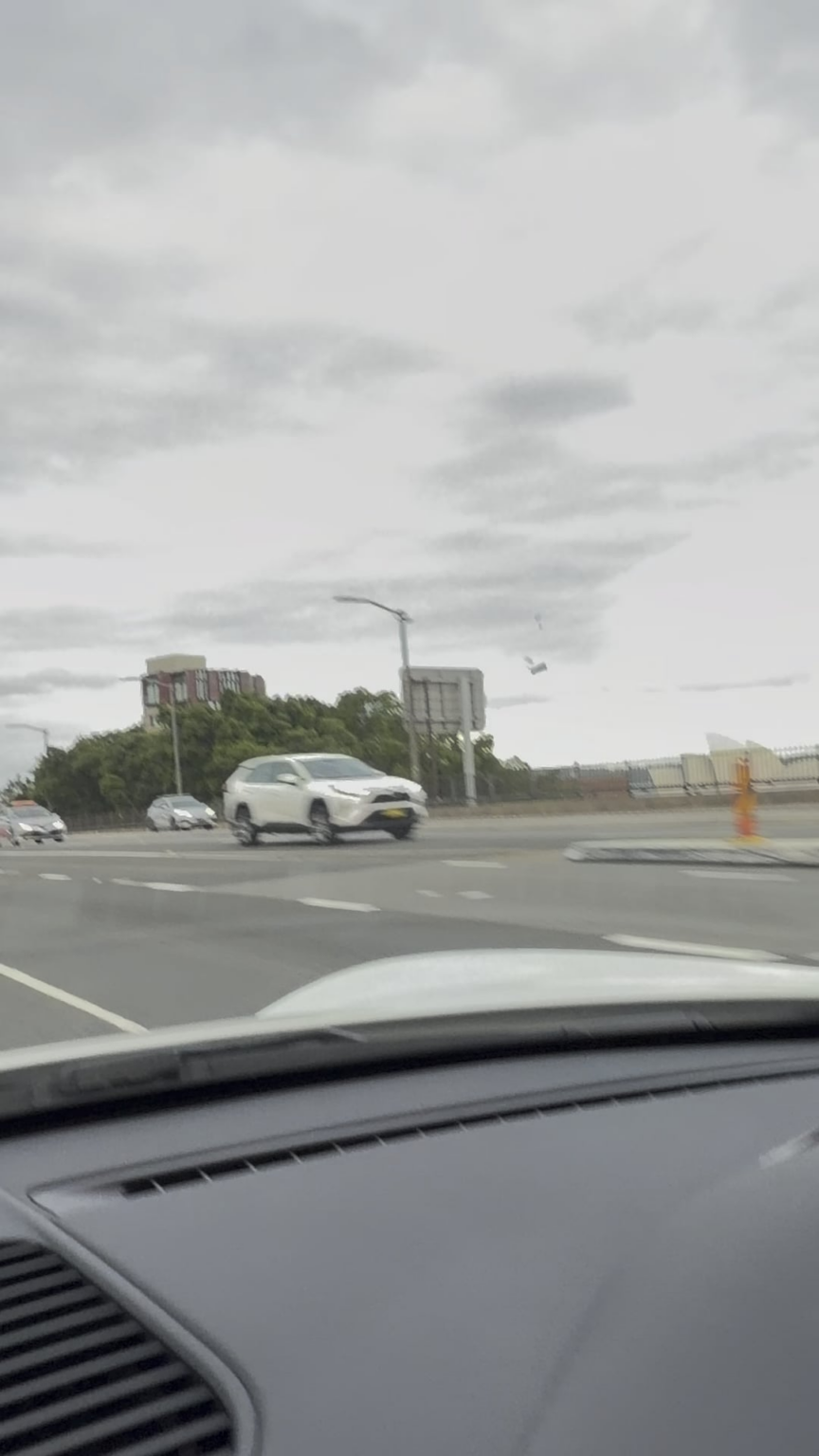 Parachuting into the Harbour next to the Harbour Bridge