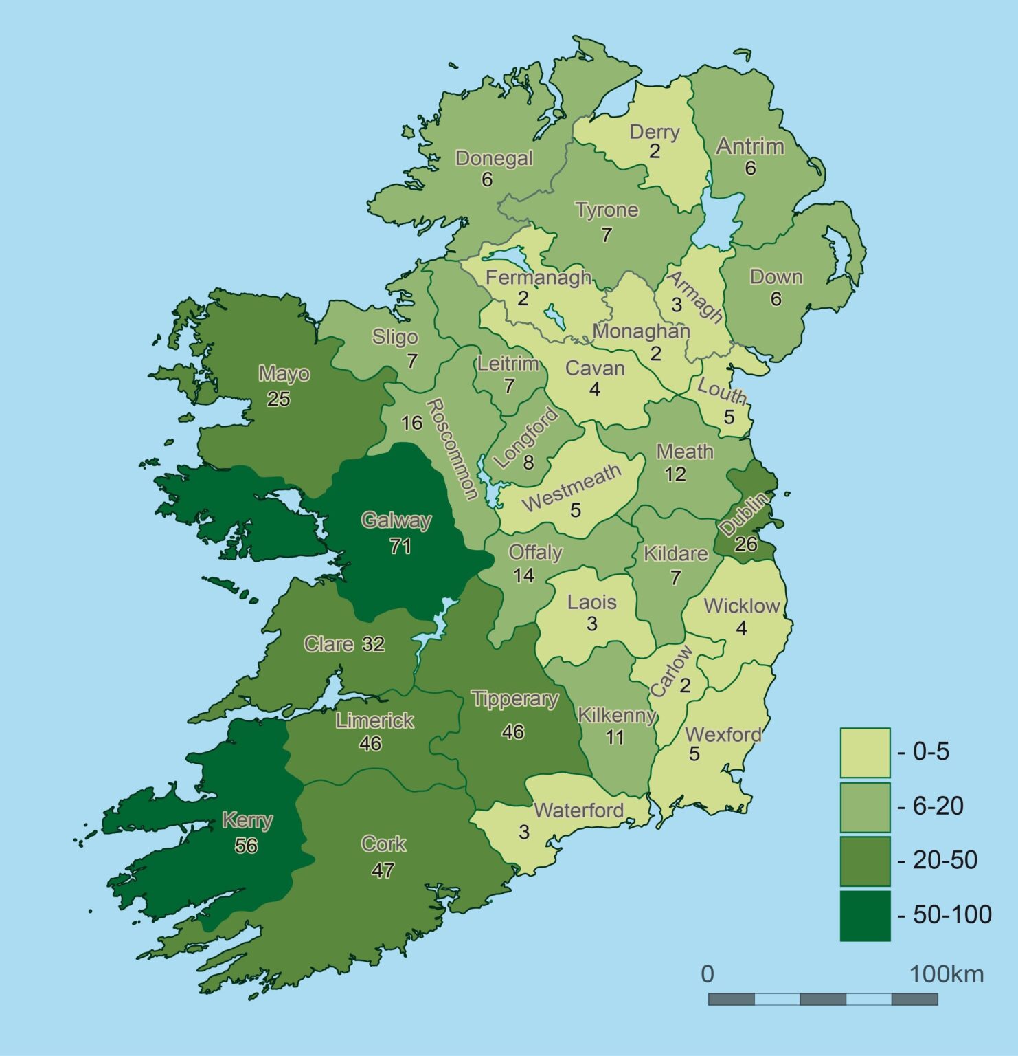 birthplaces of the men of the 23rd Illinois Infantry. “The Irish brigade” They fought in the American civil war 1861-1865. About 200,000 Irish Americans served in the Union army during the war.