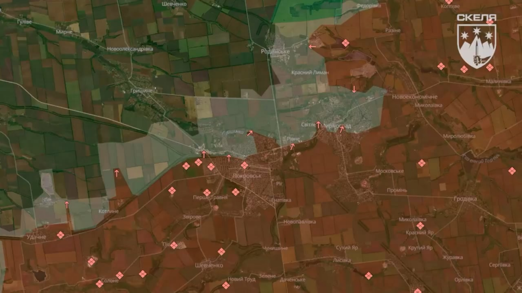 The Ukrainian SKALA battalion wished a happy new year from Pokrovsk, occupied 10 times by the Russian prop.