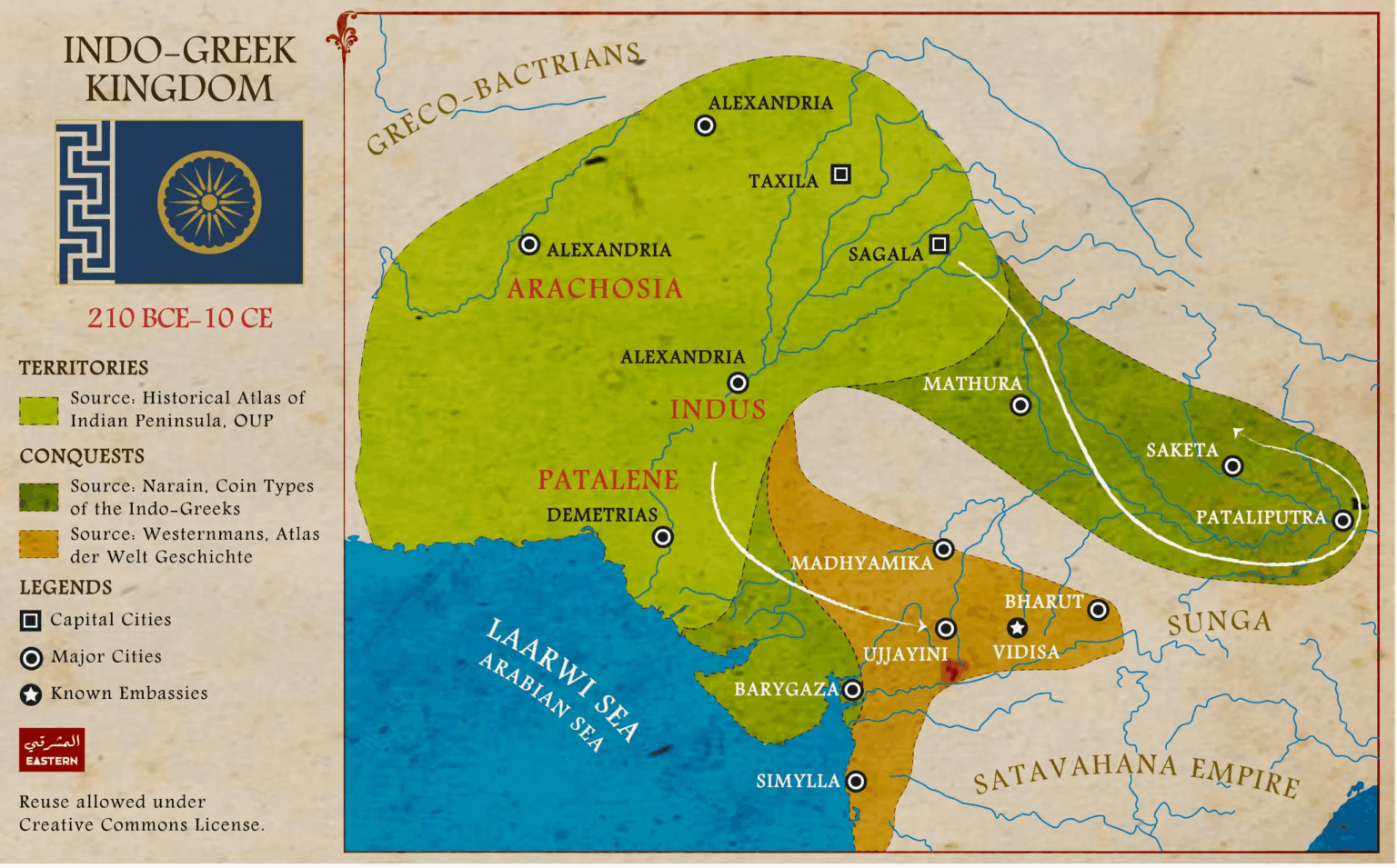 Forgotten Indo greek kingdom.The Indo-Greek Kingdom, also known as the Yavana Kingdom, were Hellenistic-era Greek kingdoms covering most of modern-day Pakistan and some eastern parts of Afghanistan and some parts of India