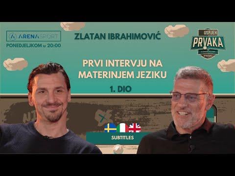 Zlatan Ibrahimovic with Slaven Bilić