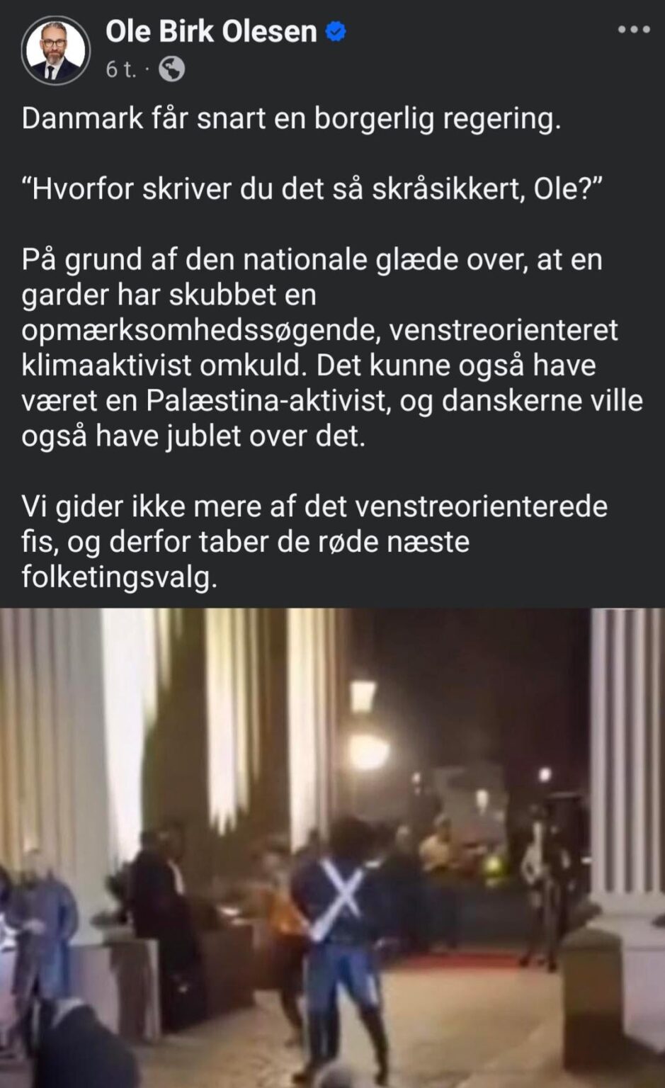 Ole Birk Olesen's roof at garder-gate