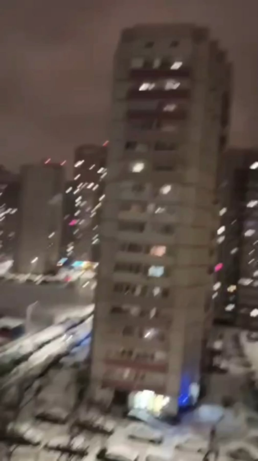 Compilation of Ukrainian drone strikes at night in Voronezh, Russia. 10.01.2026