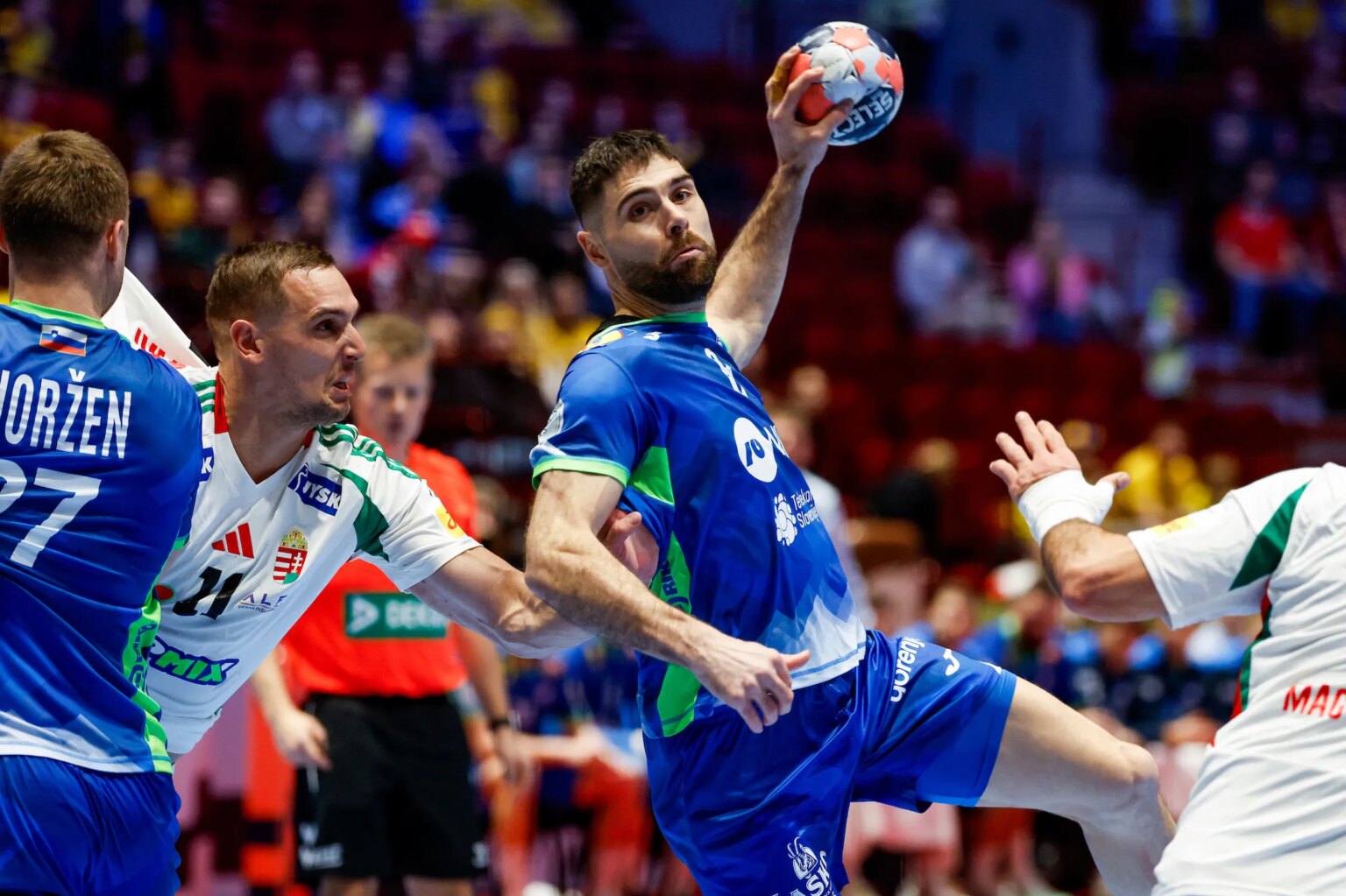 Blaž Janc drives Slovenia to first Men's EHF EURO 2026 main round win