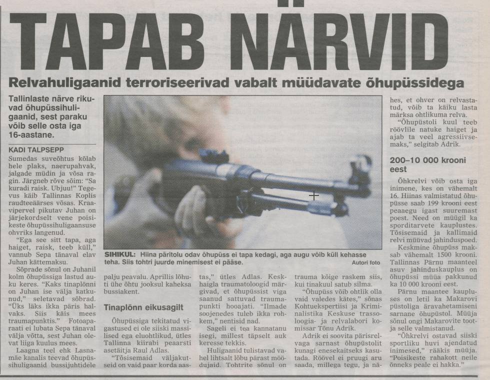 We have a very good life now, flashback to 1999. (message page)