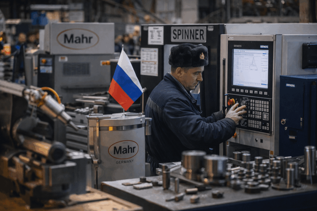 Sanctions keep exposing Russia’s economic weakness. Despite propaganda claims of “self‑reliance,” Moscow still depends on Western technology it can’t replace. Equipment from firms like Mahr, Spinner, and Siemens keeps appearing in Russia via gray imports through China, Turkey, and the UAE.
