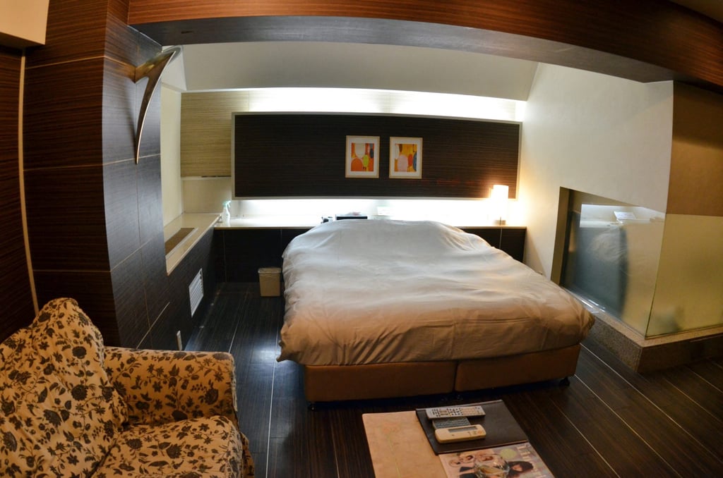A room in a “love hotel” in Tokyo. “Love hotels” are short-stay lodgings commonly used by couples in Japan. Photo: AFP A room in a “love hotel” in Tokyo. “Love hotels” are short-stay lodgings commonly used by couples in Japan. Photo: AFP