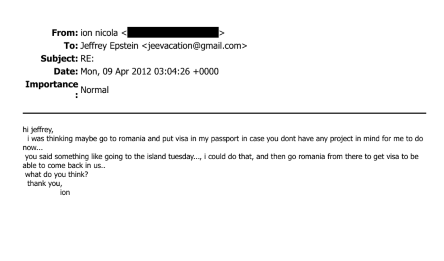 From the Epstein Papers