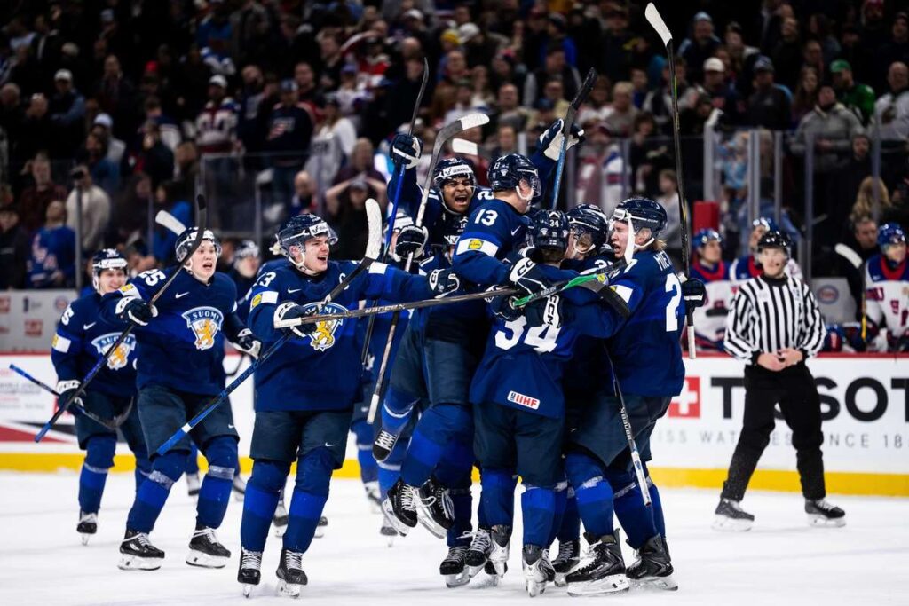 World U20 Hockey: Finland beat the USA 4-3 after OT to knock hosts out of World Junior Championships