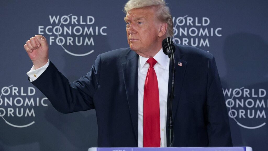 Davos 'evacuation' after 'unusual smell and coughing' following Trump's crunch talks with NATO and world leaders