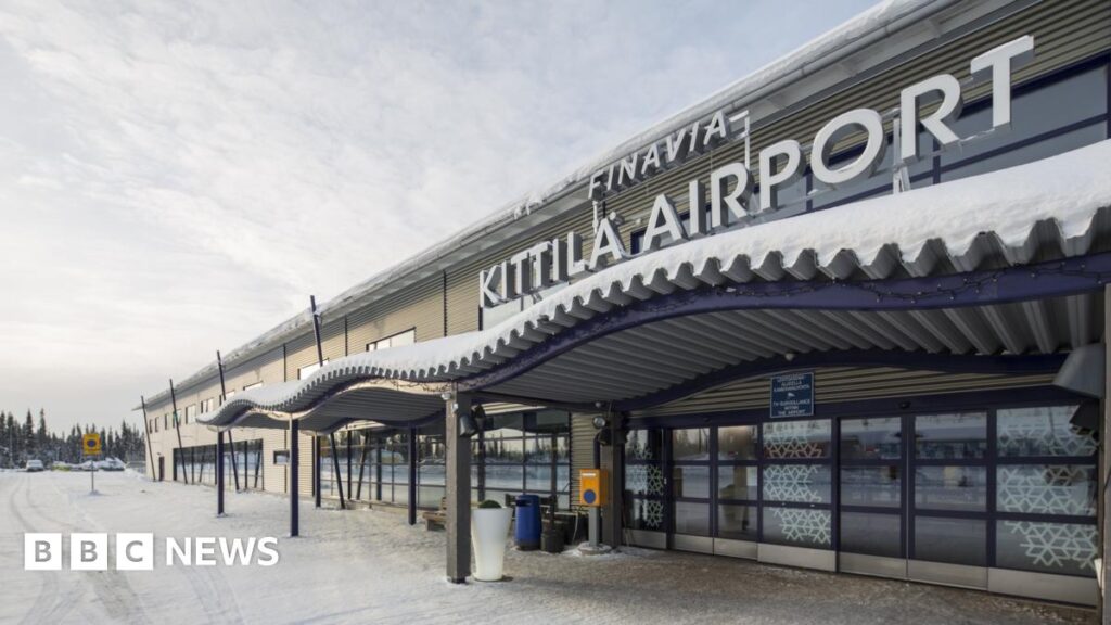 Thousands of tourists stranded in Lapland as cold grounds flights File photo of Kittila airport in Finland's Lapland region.