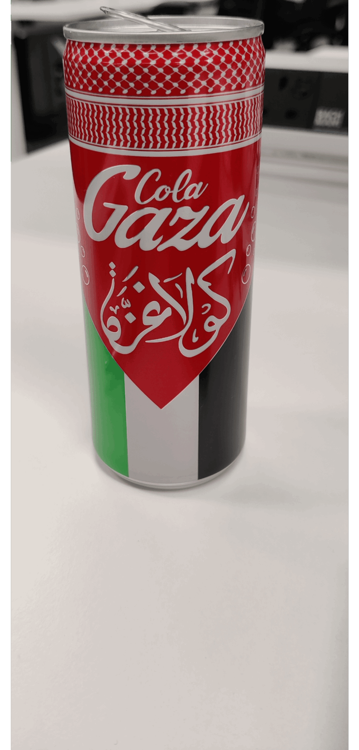 Found this today in the city center and it tases good. 100% Palestinian and profits go to Humanitarian Aid. Worth supporting