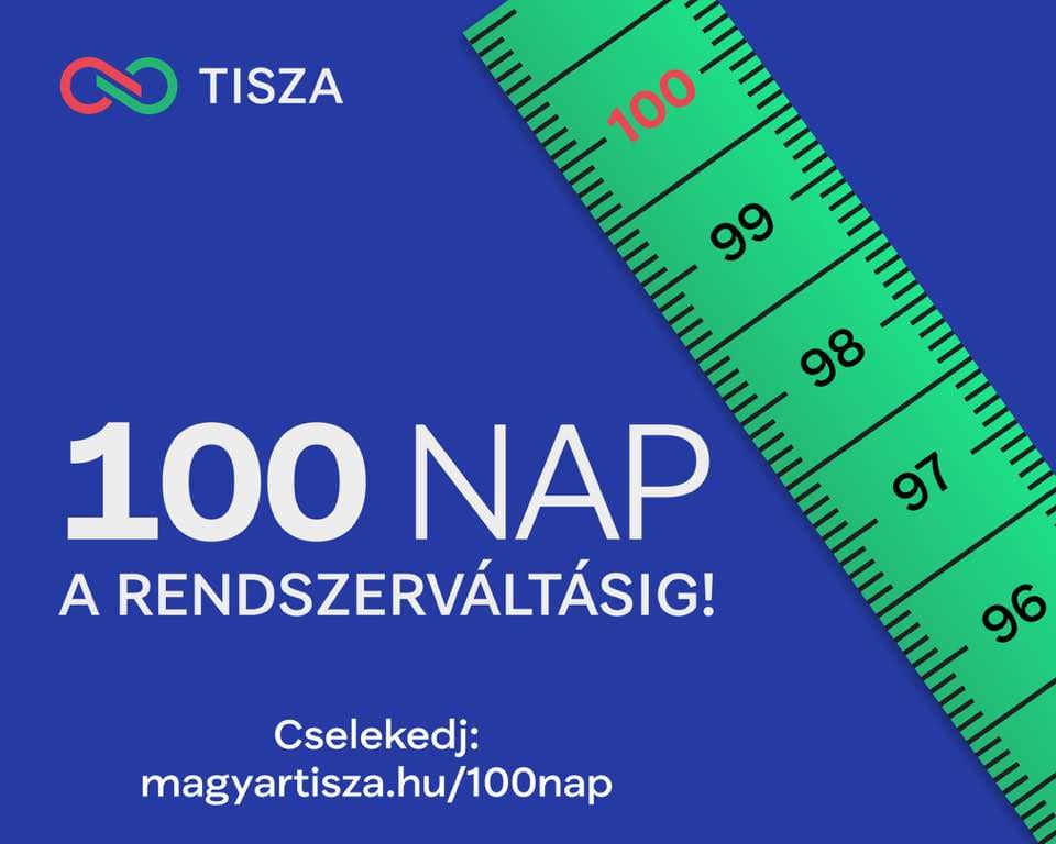 Péter Magyar: 100 days! The final countdown has begun