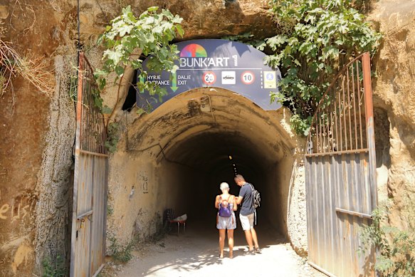 Bunk’Art 1 entrance, in Tirana.