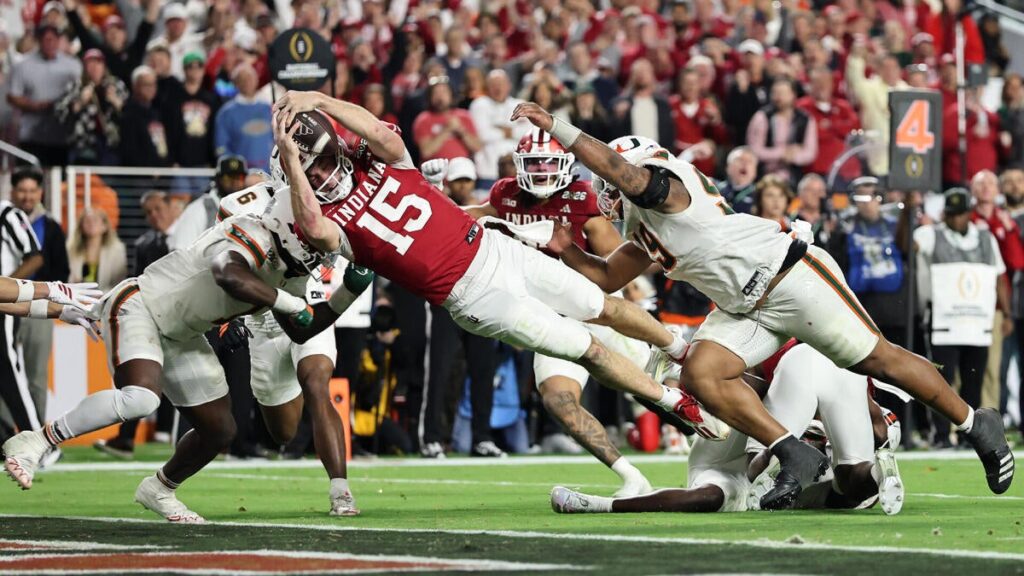 Indiana earns first national championship in CFP title game thriller over Miami Indiana earns first national championship in CFP title game thriller over Miami
