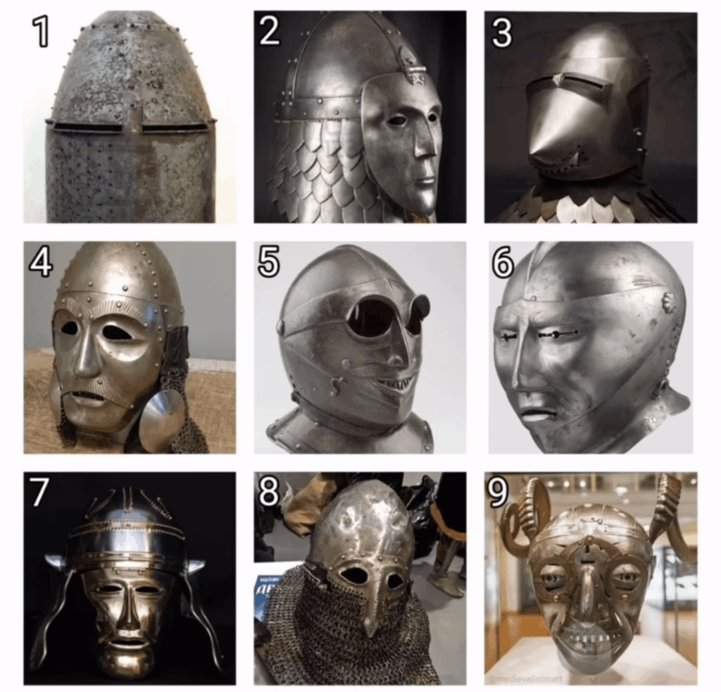 Which of the medieval helmets best represents your current mood?
