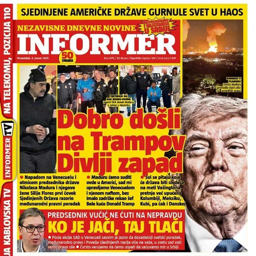 Trump is no longer a Serb, he even got an evil filter