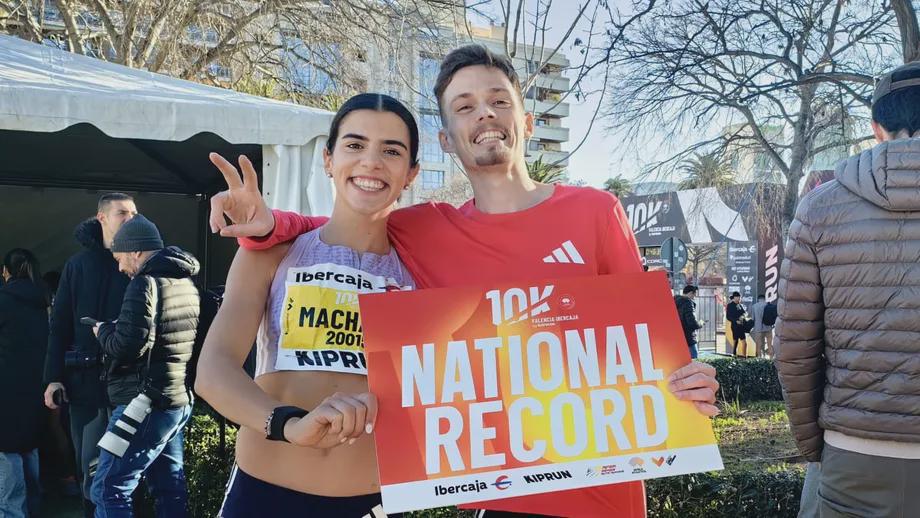 Mariana Machado and José Carlos Pinto break national 10Km records