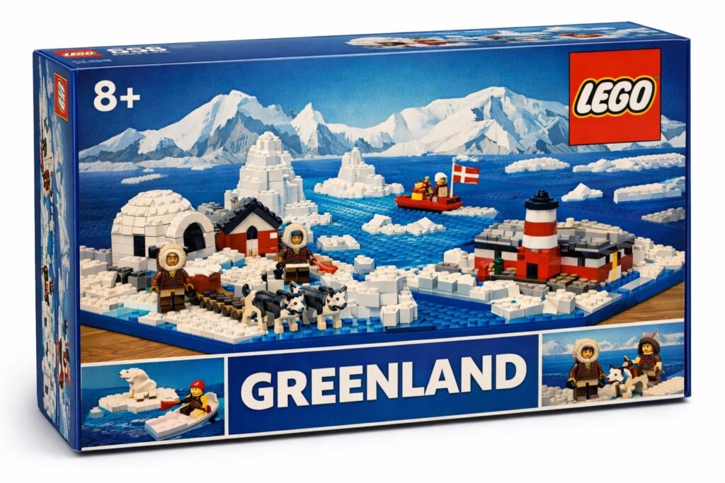 Løkke should have taken this Lego set with him to the USA. Trump gets (mini)Greenland and we can finally get peace from the adult baby