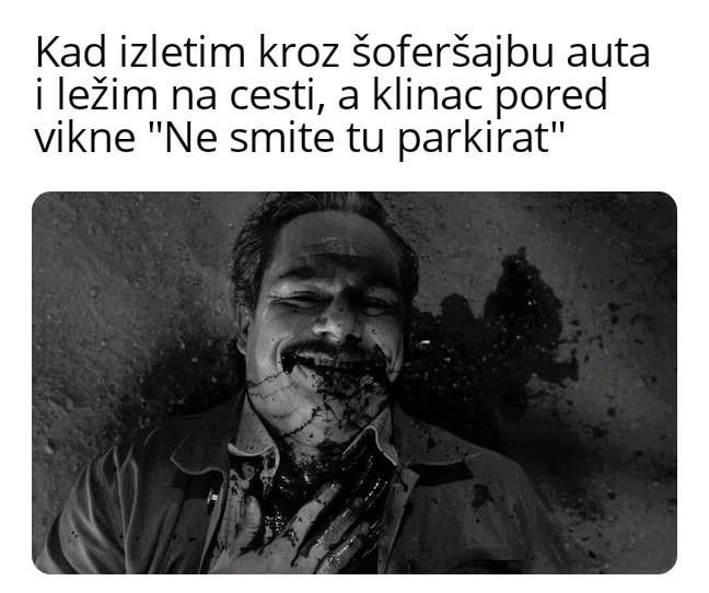 "Ne smite tu parkirat!"
