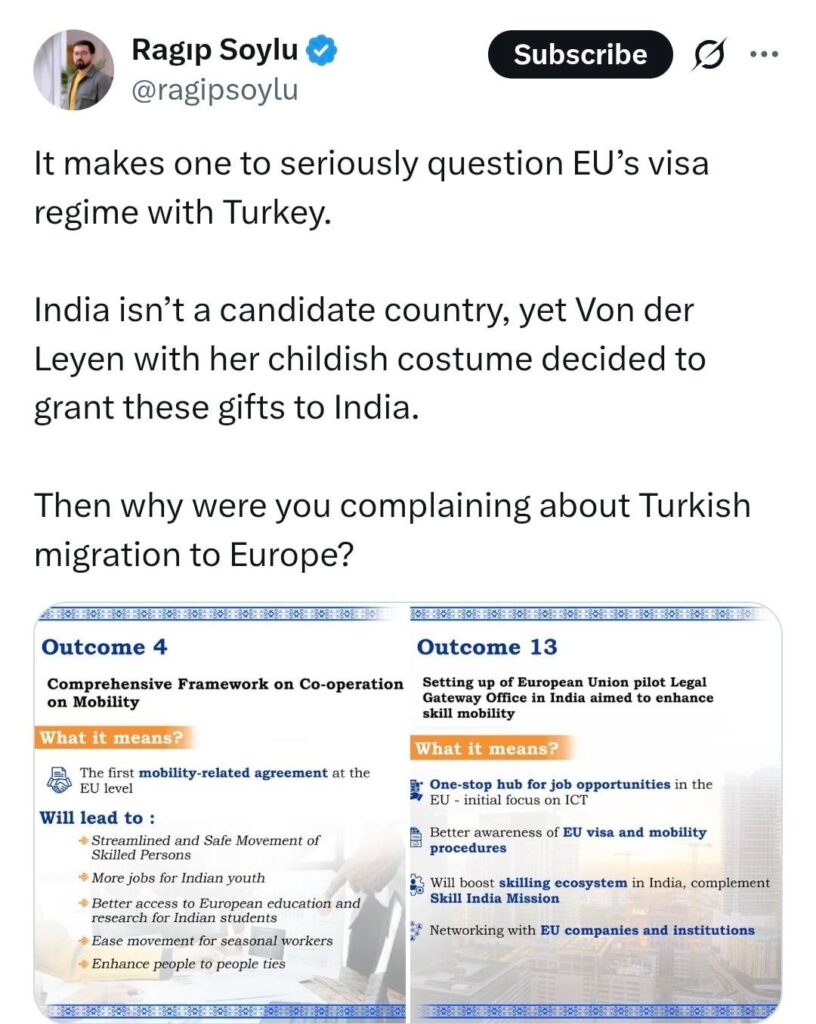 EU undermining Turkey again and again