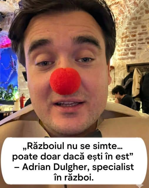 Another clown trying to convince the world that there is no war in Ukraine