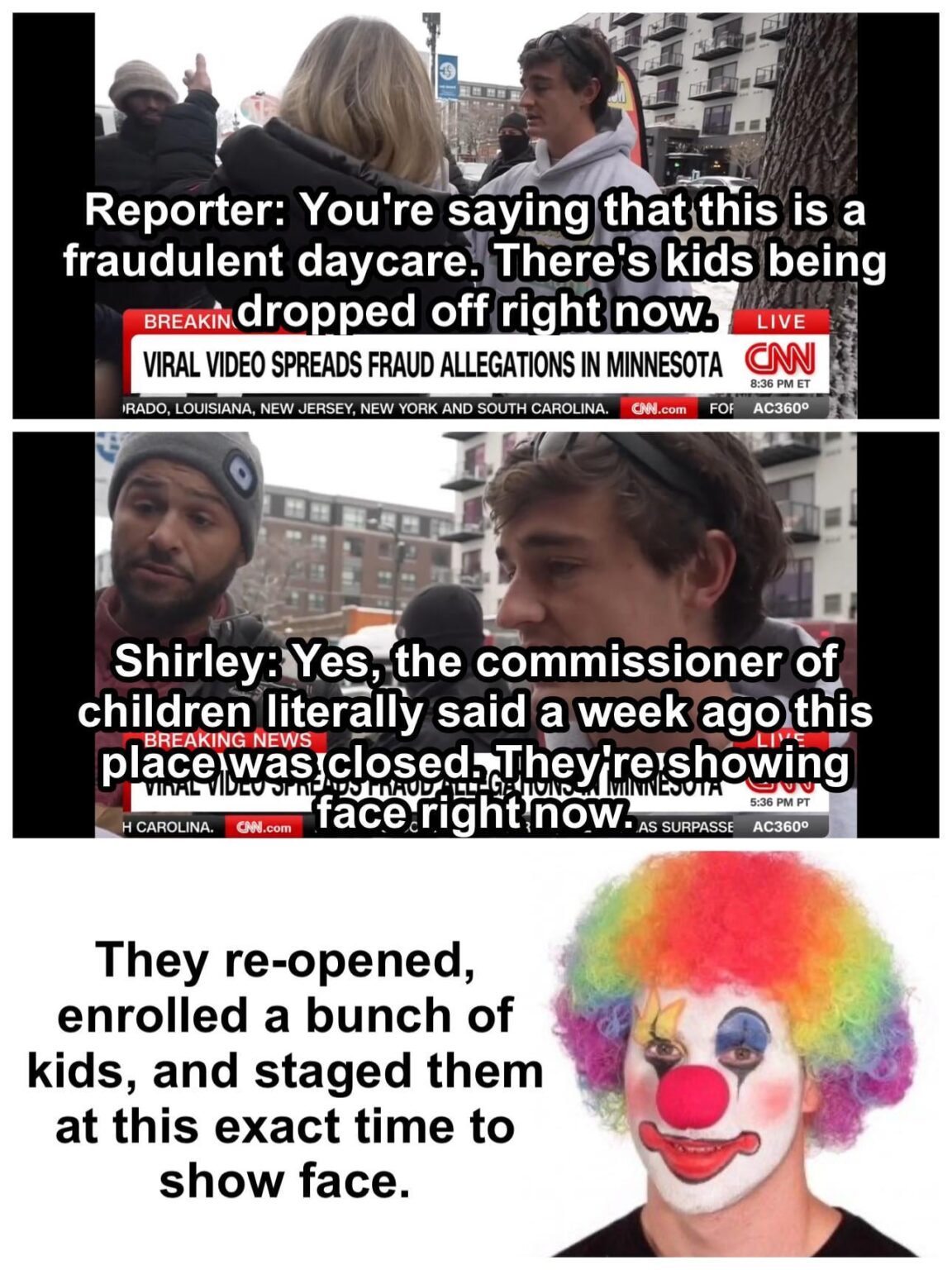 I can jump to conclusions too: JUST ANOTHER MAGA HOAX!!