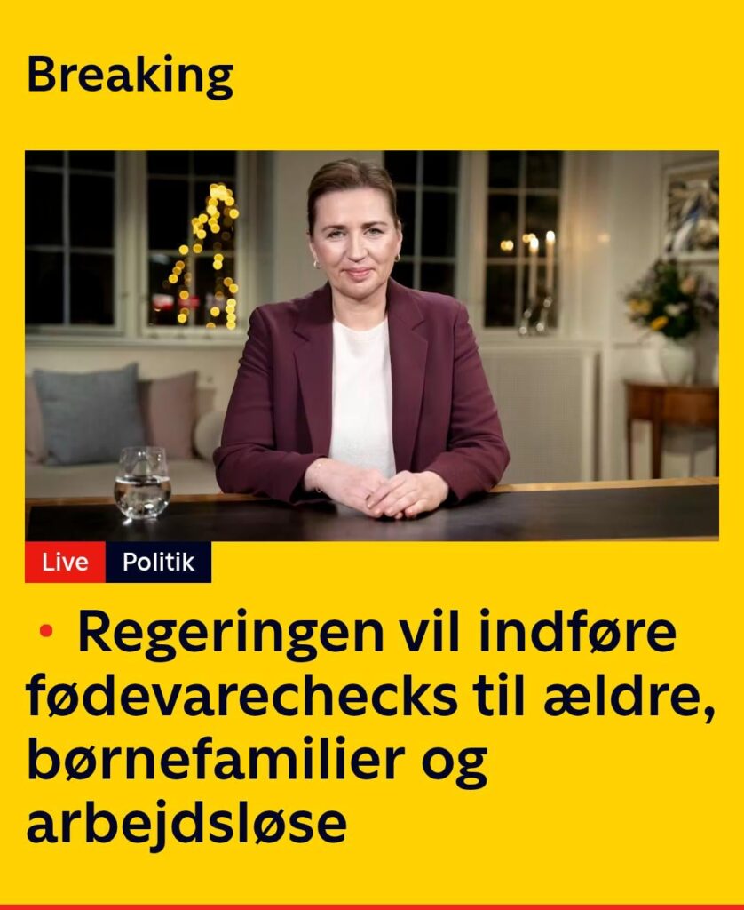 We are getting a Danish version of Food Stamps!